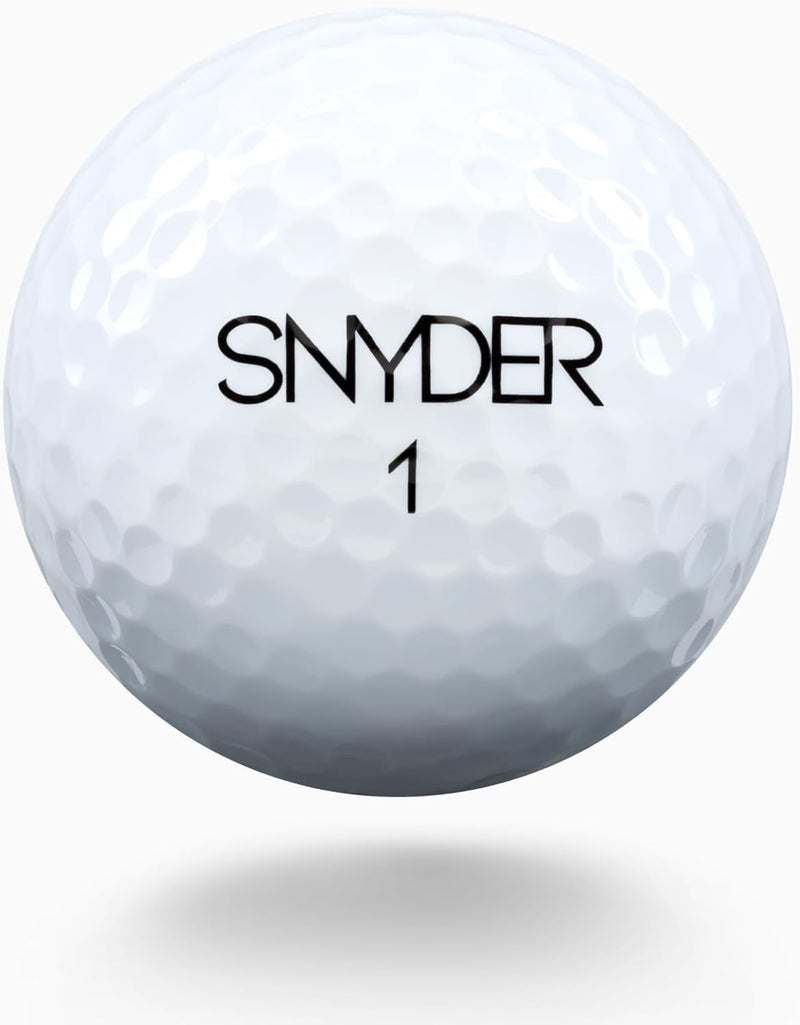 Snyder USA Soft Plus Golf Balls - 2-Piece Construction Soft Golf Ball, Ultra-Low 60 Compression, 440 Dimples, Colored Golf Balls 12 Pack - Image 2